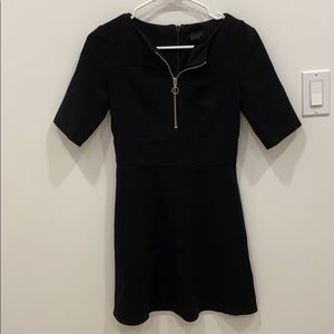 Topshop Zip Up Dress